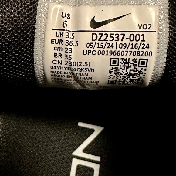 NEW Nike Metcon 9 Women’s Training Shoes Black Smoke Grey Size 6 DZ2617-001 NWT - Picture 7 of 7